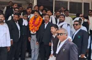 जिला अधिवक्ता संघ चुनाव में राशिद अली ने किया नामांकन, अधिवक्ताओं का मिला व्यापक समर्थन