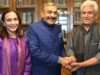 प्रमोद तिवारी की जम्मूकश्मीर के लेफ्टिनेंट गवर्नर से हुयी शिष्टाचार भेंट