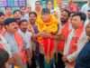 ढोल-नगाड़ों और जयघोष से गूंजा काशी, सौरभ श्रीवास्तव का हुआ स्वागत