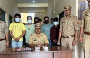 नाई की मंडी में जुआ अड्डे पर पुलिस का छापा: 5 शातिर रंगे हाथ गिरफ्तार