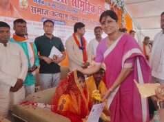 मिर्जापुर में 384 जोड़ों का सामूहिक विवाह संपन्न,अनुप्रिया पटेल ने दिया आशीर्वाद