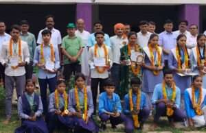 शांति निकेतन इंटर कॉलेज पचोखरा में मेधावी छात्र सम्मान समारोह संपन्न