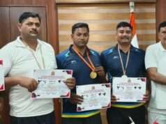 एसपी ने पुलिस के जांबाज खिलाड़ियों को किया सम्मानित
