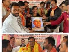 साइबर जर्नलिस्ट एसोसिएशन का छठवां स्थापना दिवस धूमधाम से मनाया गया