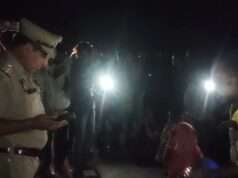 बस की टक्कर से किसान की मौत, आक्रोशित ग्रामीणों ने लगाया जाम