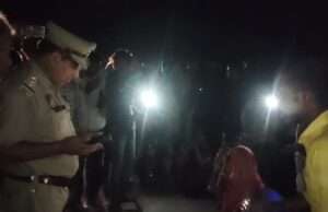 बस की टक्कर से किसान की मौत, आक्रोशित ग्रामीणों ने लगाया जाम