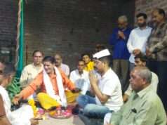 गंगा दशहरा की पूर्व संध्या पर वाल्मीकि मंदिर निर्माण का भूमि पूजन