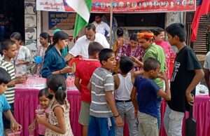 समग्र मानवाधिकार एसोसिएशन के कार्यकर्ताओं ने लगाई सबील