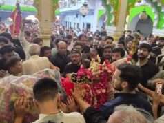 आठवीं माहे मोहर्रम: फौजे हुसैनी के अलमबरदार ग़ाज़ी अब्बास की शहादत पर ग़मज़दा रहे अज़ादार