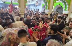 आठवीं माहे मोहर्रम: फौजे हुसैनी के अलमबरदार ग़ाज़ी अब्बास की शहादत पर ग़मज़दा रहे अज़ादार