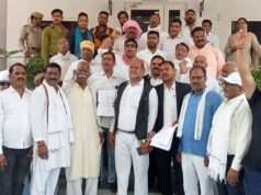 कुशवाहा समाज का प्रदर्शन, हत्याकांड के आरोपियों पर गैंगस्टर कार्रवाई की मांग