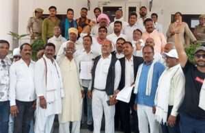 कुशवाहा समाज का प्रदर्शन, हत्याकांड के आरोपियों पर गैंगस्टर कार्रवाई की मांग
