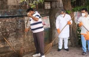 फतेहपुर में केंद्र सरकार के 12 वर्ष पूर्ण होने पर चला वृहद स्वच्छता अभियान