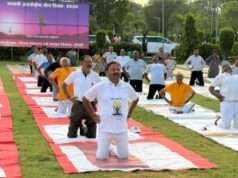 अटल एकता पार्क से अंतरराष्ट्रीय योग सप्ताह का शुभारंभ, ‘योग से निरोगी काया’ का दिया संदेश