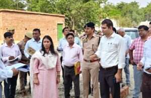 मंडलायुक्त,प्रयागराज ने निर्माणाधीन कल्याण मंडपम एवं ट्रांजिट हॉस्टल/आवास का निरीक्षण कर निर्माण कार्यों में तेजी लाने के दिए निर्देश