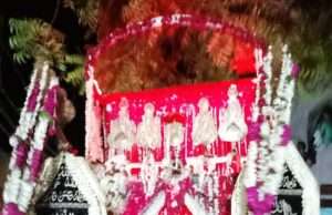 कर्बला के सबसे छोटे शहीद व छह माह के अली असगर की याद में निकला झूले का जुलूस