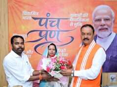 डिप्टी सीएम से मिले मंझनपुर ब्लॉक प्रमुख प्रतिनिधि, कौशाम्बी के विकास को लेकर हुई अहम चर्चा