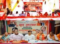 मेरा बूथ सबसे मजबूत” के उद्घोष के साथ भाजपा ने फूंकी चुनावी रणभेरी