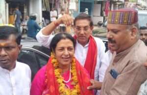 भाजपा कार्यकर्ताओं ने नव-नियुक्त महिला मोर्चा प्रदेश अध्यक्ष सरोज कुशवाहा का किया स्वागत