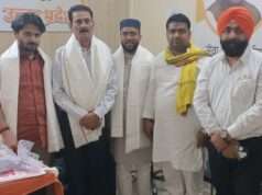 भाजपा अल्पसंख्यक मोर्चा के नेताओं से मिले बिहार राज्य के अल्पसंख्यक प्रदेश सचिव इक़बाल अंसारी