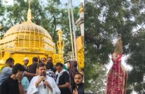 वफ़ा के अलमदार मौला अब्बास की याद में निकाला गया अलम का जुलूस