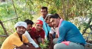 पर्यावरण दिवस पर सपा नेता सोनू वर्मा ने किया वृक्षारोपण