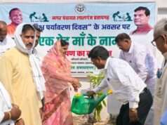 विश्व पर्यावरण दिवस पर पौधरोपण कर पर्यावरण संरक्षण का लिया संकल्प