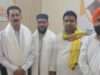 भाजपा अल्पसंख्य मोर्चा के नेताओं से मिले बिहार राज्य के अल्पसंख्यक प्रदेश सचिव इक़बाल अंसारी