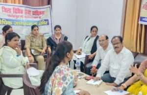 राज्य महिला आयोग की सदस्या अंजू प्रजापति ने की जनसुनवाई
