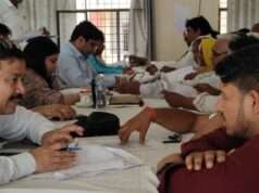 संपूर्ण समाधान दिवस कोरांव में आई 305 शिकायतों में आठ का हुआ निस्तारण