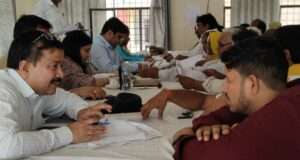 संपूर्ण समाधान दिवस कोरांव में आई 305 शिकायतों में आठ का हुआ निस्तारण
