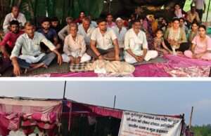 मूर्तजापुर में पांच लोगों का आमरण अनशन तीसरे दिन भी जारी, प्रशासन की चुप्पी पर उठे सवाल