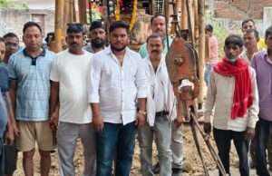 डंगहर वार्ड में पानी की समस्या को लेकर बड़े ट्यूबवेल का उदघाटन