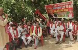जन संदेश सभा में सपा नेताओं ने भाजपा सरकार पर साधा निशाना