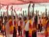 अंतरराष्ट्रीय योग महोत्सव में 750 लोगों ने किया योगाभ्यास