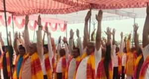 अंतरराष्ट्रीय योग महोत्सव में 750 लोगों ने किया योगाभ्यास