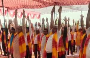 अंतरराष्ट्रीय योग महोत्सव में 750 लोगों ने किया योगाभ्यास