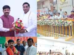 जिला पंचायत सभागार में प्रभारी मंत्री नंद गोपाल नंदी ने की समीक्षा बैठक एवं पत्रकार वार्ता