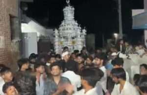 सुल्तानपुर घोष में नवीं मुहर्रम पर अकीदत के साथ उठा ताजिया, नौहाख्वानी और मातम के बीच गूंजीं ‘या हुसैन’ की सदाएं