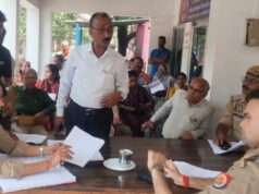 थाना दिवस में 8 प्रार्थना पत्र प्राप्त, 4 मामलों का मौके पर निस्तारण