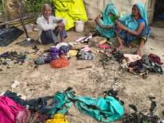 बिजली शॉर्ट सर्किट से घर में लगी आग, गृहस्थी के सामान जलकर राख