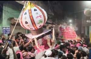 मोहर्रम की 9वीं तारीख पर दरियाबाद से निकली दो रजिस्टर्ड मेहंदियां