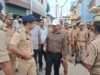 मोहर्रम को लेकर प्रशासन अलर्ट, बांसी में डीएम व एसपी ने किया पैदल गस्त