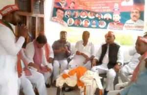 लोहिया कार्यालय पर सपा ने मनाया ‘व्यापारी कल्याण दिवस