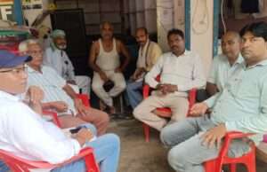 सूखी नहरों में पानी छोड़े जाने को लेकर सकिपा अध्यक्ष ने अधिकारियों से की वार्ता