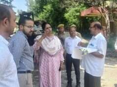 निर्माणाधीन सेंटर ऑफ एक्सीलेंस भवन का डीएम ने किया औचक निरीक्षण, गुणवत्ता पर जताई नाराजगी