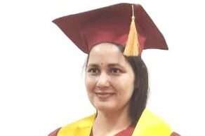 डॉ. प्रतिभा को मिली पीएचडी, खुशी