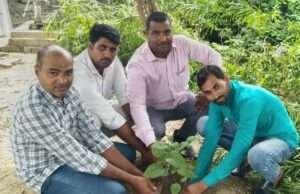 विश्व प्राकृतिक संरक्षण दिवस के मौके पर समाजसेवियों ने किया वृक्षारोपण