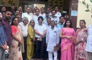 जिला व्यापारी बंधु की बैठक में गूंजा नैनी औद्योगिक क्षेत्र के प्लॉट का मामला
