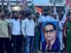 धर्मेंद्र प्रधान के इस्तीफे पर कांग्रेस का विजय मार्च, सिकंदरा चैराहे पर किया जश्न